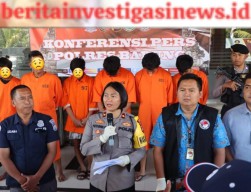 Sat Narkoba Polres Badung, Berhasil Tangkap 6 Tersangka Satu Diantaranya Pengedar