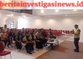 Diskusi Kamtibmas Minggu Kasih Polsek Denbar Bersama Jemaat Gereja Baithani