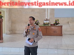 Minggu Kasih Kapolres Tabanan di GKPB Jemaat Immanuel Piling Sampaikan Pesan Kamtibmas