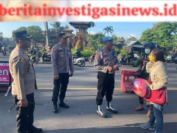 Awasi Pelaksanaan PH Pagi, Kapolres Badung Turun Langsung di Jalan