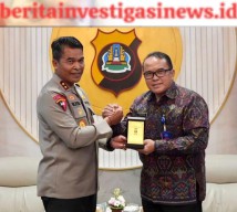 Kunjungi Mapolda Bali, Ka BNNP Bali Diterima Kapolda Bali