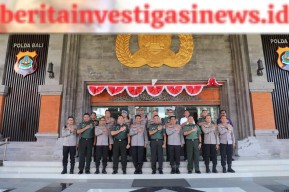Kunjungi Mapolda Bali, Pangdam IX Udayana Diterima Langsung Oleh Kapolda