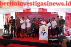 Gubernur Bali Meletakan Batu Pertama Pembangunan Jalan dan Jembatan