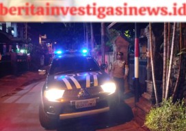 Upaya Polsek Dentim Tekan Potensi Kejahatan Rutinkan Blue Light Patrol