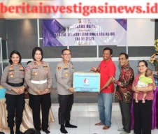 Peringati Hari Lalu Lintas Bhayangkara ke-68, Baksos Polresta ke GKJI