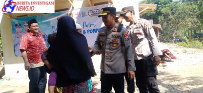 Polres Nganjuk Bangun Sumur Bor untuk 3 Warga Gejagan yang Kurang Mampu
