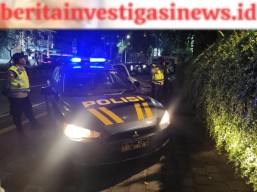 Patroli Lampu Biru Polsek Kuta Upaya Antisipasi Gangguan Kamtibmas Malam Hari