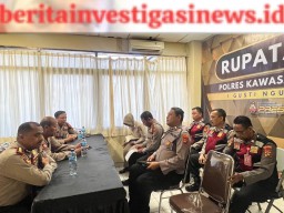 Pamobvit Baharkam Polri Berikan Bintek Pam Wisata ke Satsamapta Polres Kawban
