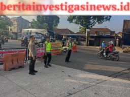 Kapolres Teguh Priyo Wasono Pantau dan Turun Atur Arus Lalulintas