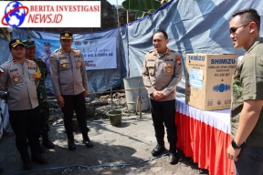 Polri Peduli, Polrestabes Surabaya Berikan Bantuan Sumur Bor dan Pompa Air