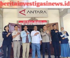 Media Visite Kabid Humas Polda Bali Dengan Antara News Bali
