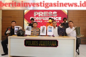 Kapolres Jembrana Gelar Kasus Percobaan Pembobolan ATM