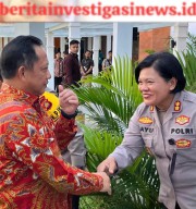 Kapolres Kawban Ngurah Rai Sambut Kedatangan Mendagri RI Tito Karnavian
