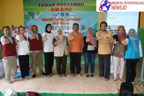 Polres Nganjuk Bersama BNN Kabupaten Nganjuk Lakukan Sosialisasi Bahaya Narkoba untuk Balita, Ibu Hamil, dan Menyusui