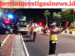 Sasar Rawan Kriminalitas Malam Hari Polsek Kuta Tingkatkan Blue Light Patrol