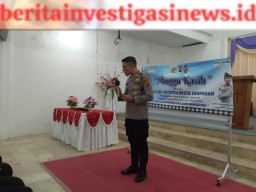 Program Minggu Kasih Polsek Kuta Hadir Dengarkan Langsung Keluhan Umat Kristiani
