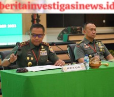Pangdam Pimpin Sidang Pantukhir Caba PK TNI AD Reguler Pria dan Sus Kostrad/Kopassus