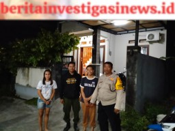 Polisi Banjar Bersama Bhabinkamtibmas Datangi TKP Pencurian
