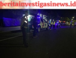 Patroli Kendaraan Cahaya Biru Sat Samapta Polres Jembrana