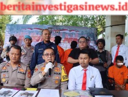 Polsek Kutsel Amankan Empat Komplotan Pelaku Curanmor Jaringan Antar Pulau