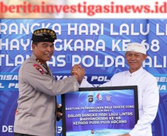 Bagikan Baksos ke Masyarakat, Kapolda Bali Sambut Hari Lalulintas Bhayangkara ke-68