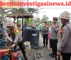Polresta Denpasar Serahkan Bantuan Sumur Bor dan Pompa Air