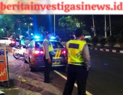 Blue Light Patrol Polsek Kuta Antisipasi Gangguan Kamtibmas Wilayah Hukumnya