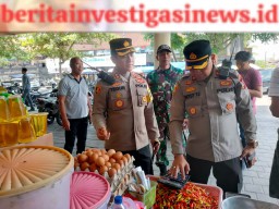 Pengecekan Harga Bapokting Kapolres Badung Sasar Pasar Mengwi