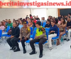 Lewat Program Minggu Kasih Polsek Denbar Bangun Komunikatif Dengan Jemaat Gereja