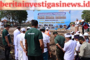 Kapolres Jembrana Hadiri Ground Breaking Pasar Negara Bahagia