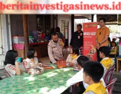 Keamanan dan Kerukunan Warga Minggu Kasih Bhabin Polsek Dentim di Gereja
