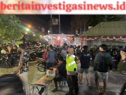 Bluelight Patrol Polsek Denpasar Barat Amankan Wilayah Dari Gangguan Kamtibmas