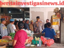 Kapolres Buleleng Bersama Tim Satgas Pantau Ketersediaan Pangan dan Cek Harga Pasar