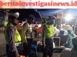 Upaya Antisipasi Kerawanan Malam Hari Polsek Dentim Rutinkan Blue Light Patrol