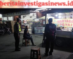 Rutinitas Blue Light Patrol Polsek Dentim Kawal Keamanan Malam Hingga Dini Hari