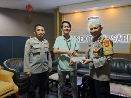Polsek Tegalsari Kembalikan Kendaraan ke Pemilik, Lupa Parkir