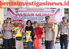 Polres Badung Gelar Gerai Pasar Murah Bahan Pokok