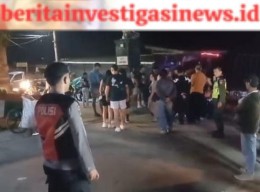 Samapta Polsek Kuta Utara Patroli Bluelight Sasar Bubaran Pengunjung Tempat Hiburan