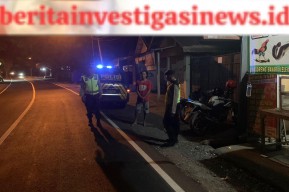 Polsek Abiansemal Intensifkan Blue Light Patrol Cegah Aksi Kriminal