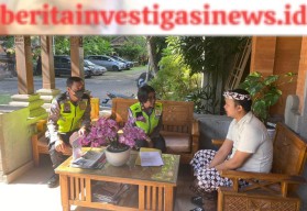 Sambangi Kantor Bawaslu, Subsatgas Binmas Ops Cipkon Agung 2023 Antisipasi Kerawanan Pemilu 2024