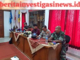 Danramil 1616-05/Sukawati Hadiri Rapat Forum Perbekel Sekecamatan Sukawati
