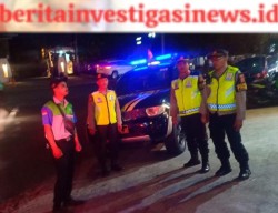 Polsek Denbar Tiada Hentinya Amankan Wilayah Dengan Bluelight Patrol
