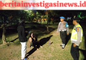 Blue Light Patrol Cegah Kerawanan Kamtibmas di Wilkum Polsek Denut