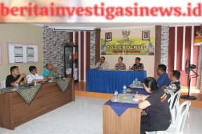Polsek Densel Terima Audensi Dari Panwascam Denpasar Selatan