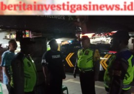 Jelang Kunjungan Kerja Ibu Negara, Polsek Kuta Selatan Gelar Blue Light Patrol Hingga Pagi