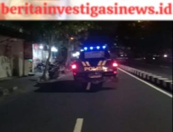 Demi Keamanan Wilayah, Polsek Dentim Gencarkan Blue Light Patrol
