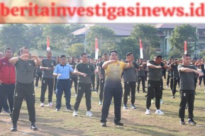 Olahraga Bersama Wujud Nyata Sinergisitas TNI-POLRI