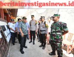 Tahap Pemungutan Suara Pilkel Serentak Dipantau Polres Buleleng Bersama Forkopimda