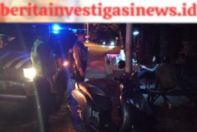 Malming Rawan GK, Polsek Dentim Tingkatkan Pelaksanaan Blue Light Patrol