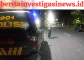 Laksanakan Kegiatan Blue Light Patrol Polsek Denut Cegah Gangguan Kamtibmas